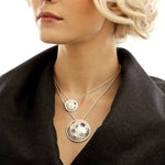 Martina Hamilton Blue Moon | Sterling Silver and Semi Precious Stone Pendant Signature