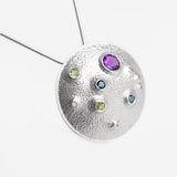 Martina Hamilton Blue Moon | Sterling Silver and Semi Precious Stone Pendant Signature