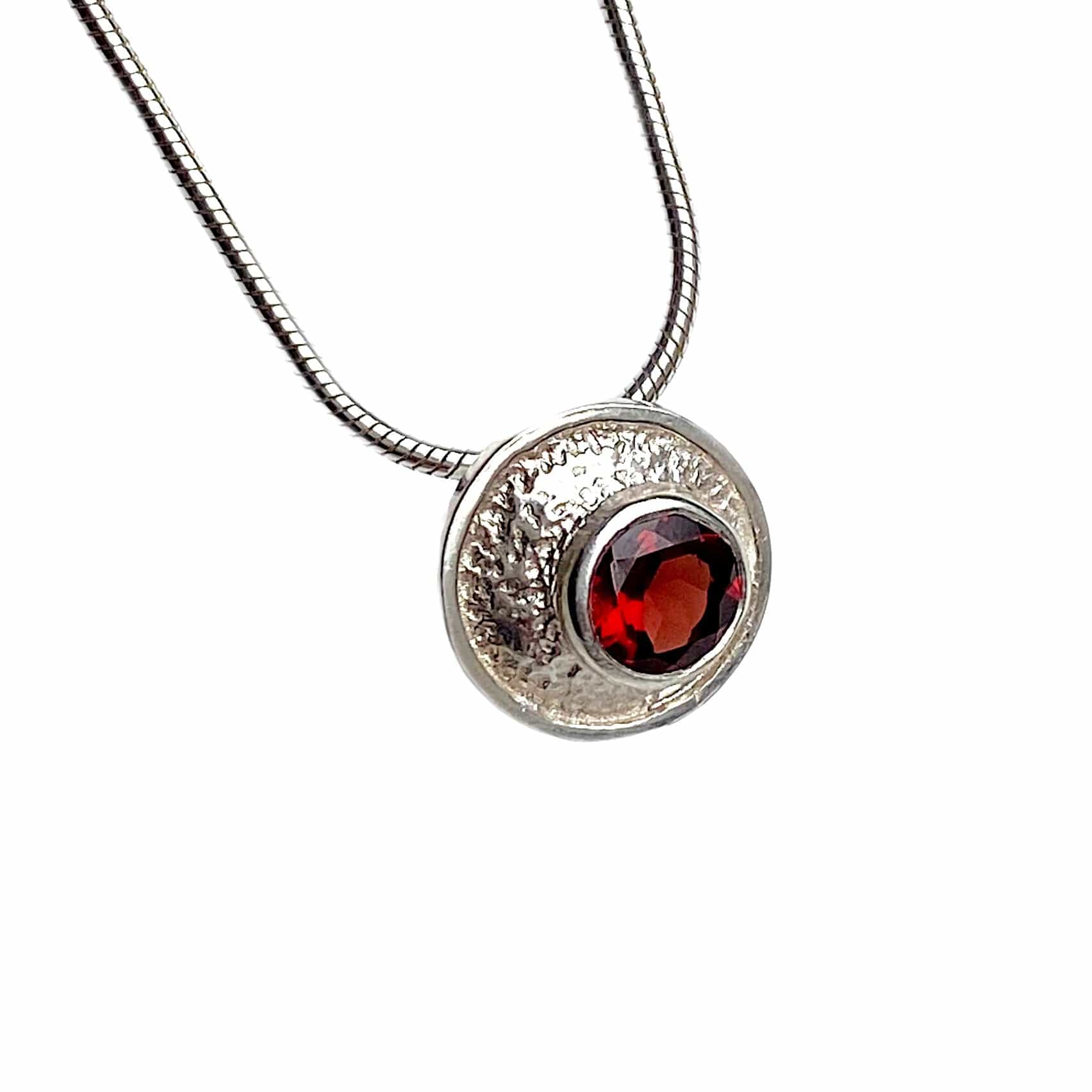 Martina Hamilton Blue Moon | Sterling Silver and Semi Precious Stone Pendant Small