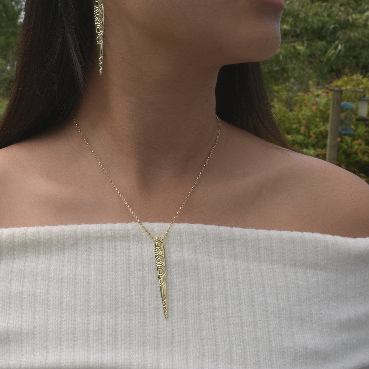 Martina Hamilton Carrowmore | 9ct Solid Gold Pendant Large