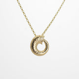 Martina Hamilton Croí Sliogán | 9ct Solid Gold Pendant Medium