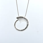 Martina Hamilton Croí Sliogán | Sterling Silver Pendant Signature
