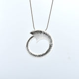 Martina Hamilton Croí Sliogán | Sterling Silver Pendant Signature