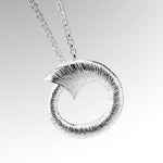 Martina Hamilton Croí Sliogán | Sterling Silver Pendant Signature