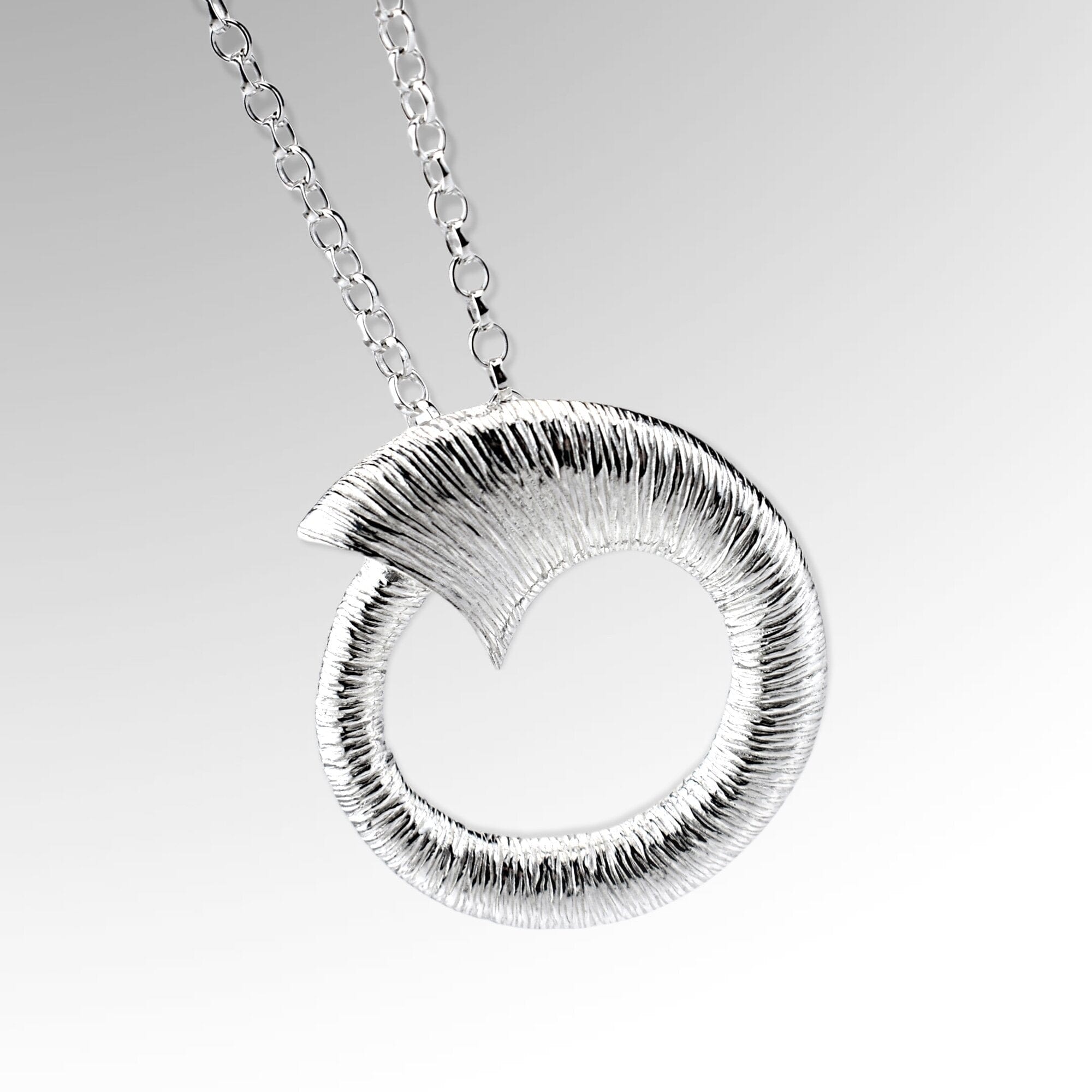 Martina Hamilton Croí Sliogán | Sterling Silver Pendant Signature