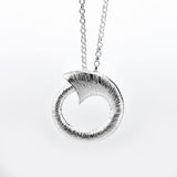 Martina Hamilton Croí Sliogán | Sterling Silver Pendant Signature