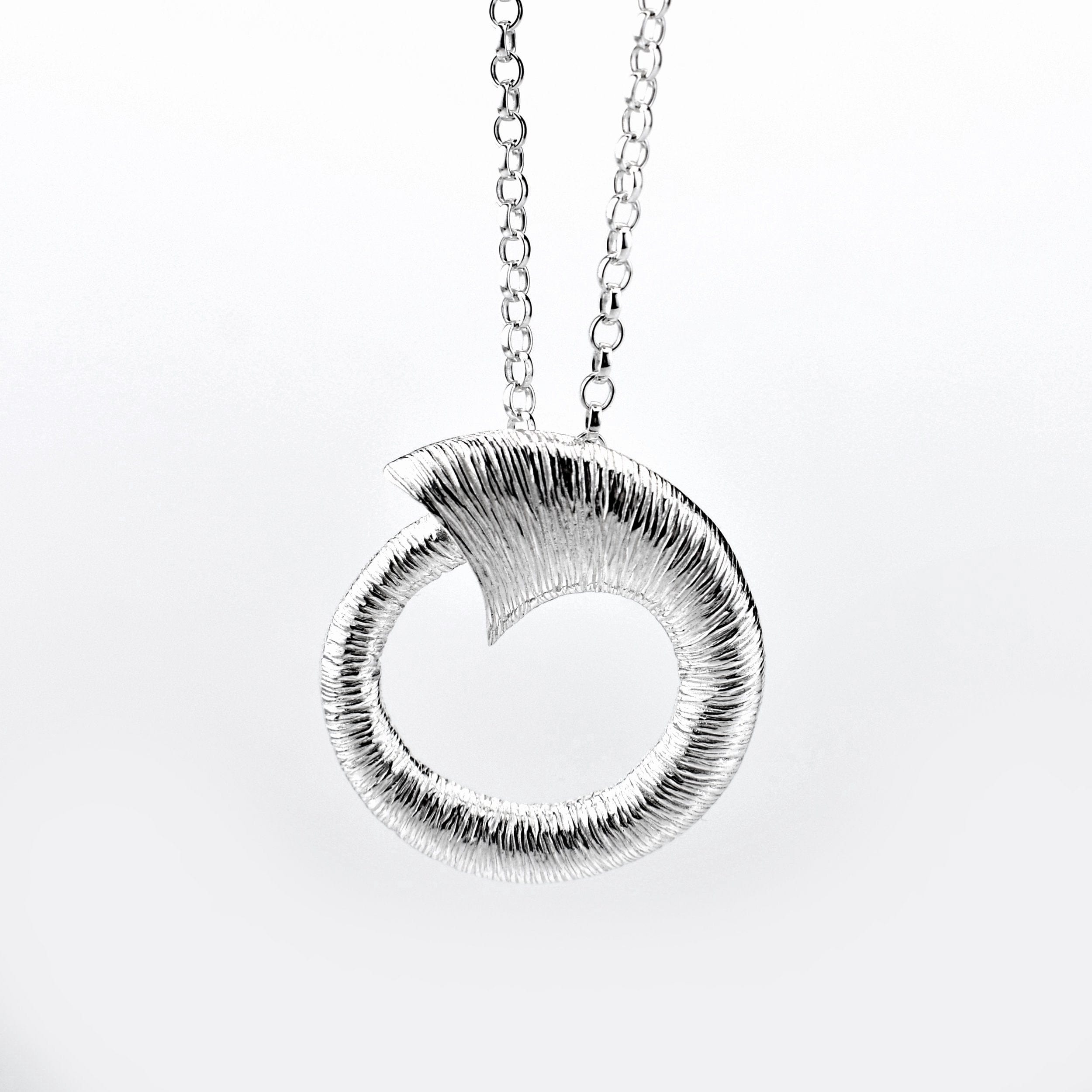 Martina Hamilton Croí Sliogán | Sterling Silver Pendant Signature
