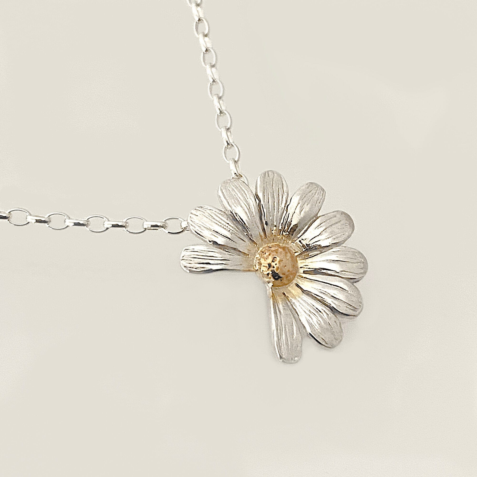 Martina Hamilton Daisy | Sterling Silver and 22ct Gold Plated Pendant