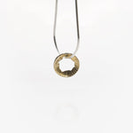Martina Hamilton Golden Shore | Sterling Silver and 22ct Gold Plated Pendant Petite
