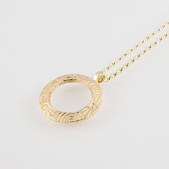 Martina Hamilton Heaven | 9ct Solid Gold Circle Pendant Medium