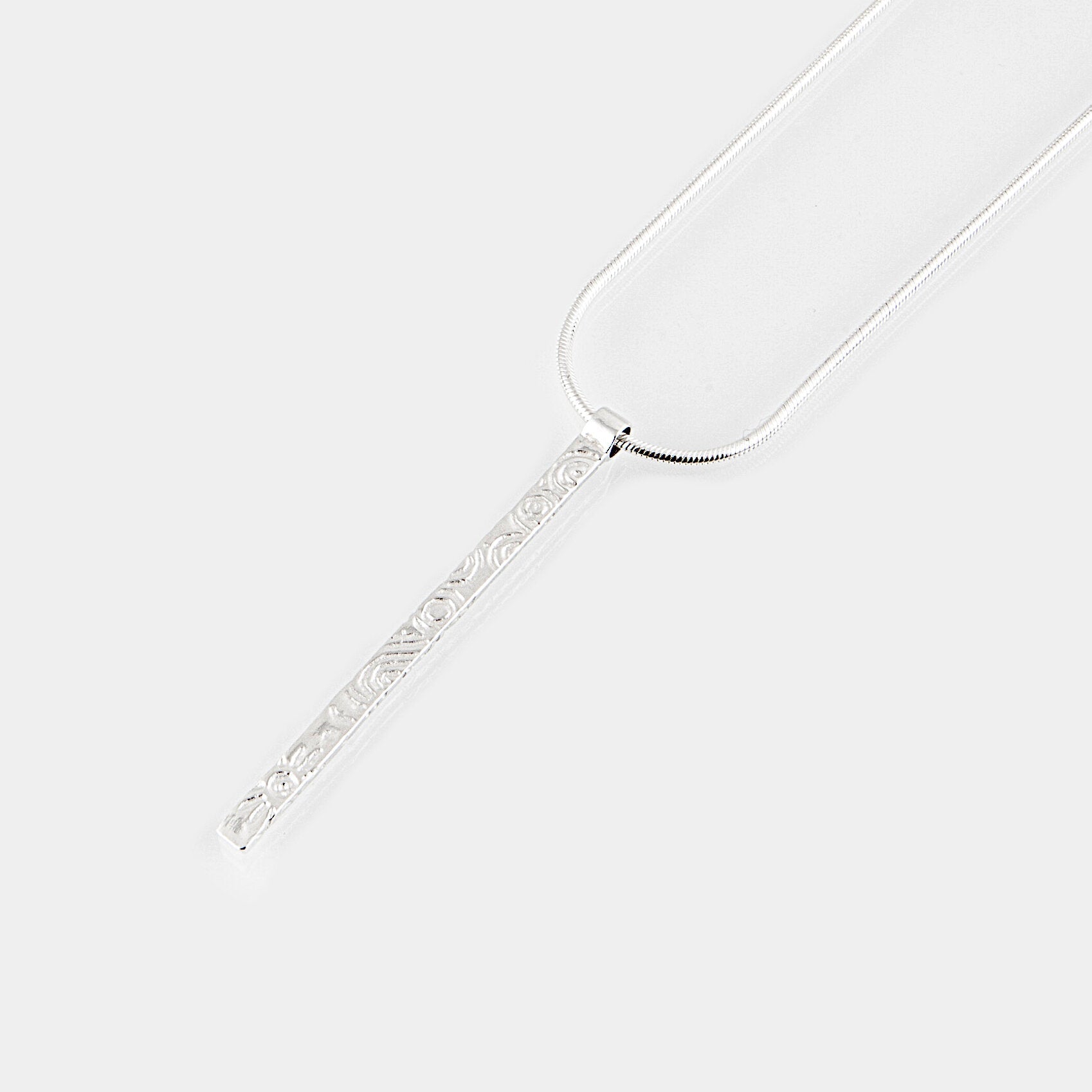Martina Hamilton Heaven | Sterling Silver Bar Pendant Large