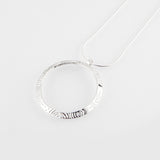 Martina Hamilton Heaven | Sterling Silver Circle Pendant Signature