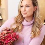 Martina Hamilton Leaf | Sterling Silver and 9ct Solid Gold Pendant Signature