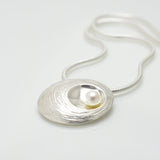 Martina Hamilton Oyster Pearl | Sterling Silver and Pearl Pendant Medium