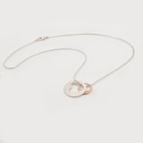 Martina Hamilton Shell | Sterling Silver and 10ct Solid Rose Gold Pendant Large