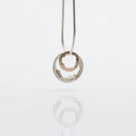 Martina Hamilton Shell | Sterling Silver and 10ct Solid Rose Gold Pendant Small