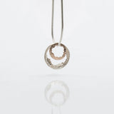 Martina Hamilton Shell | Sterling Silver and 10ct Solid Rose Gold Pendant Small