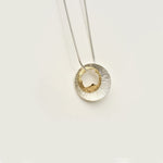 Martina Hamilton Shell | Sterling Silver and 9ct Solid Yellow Gold Pendant Large