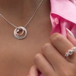 Martina Hamilton Shell | Sterling Silver and 9ct Solid Yellow Gold Pendant Medium