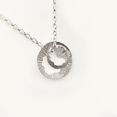 Martina Hamilton Shell | Sterling Silver Double Pendant Large