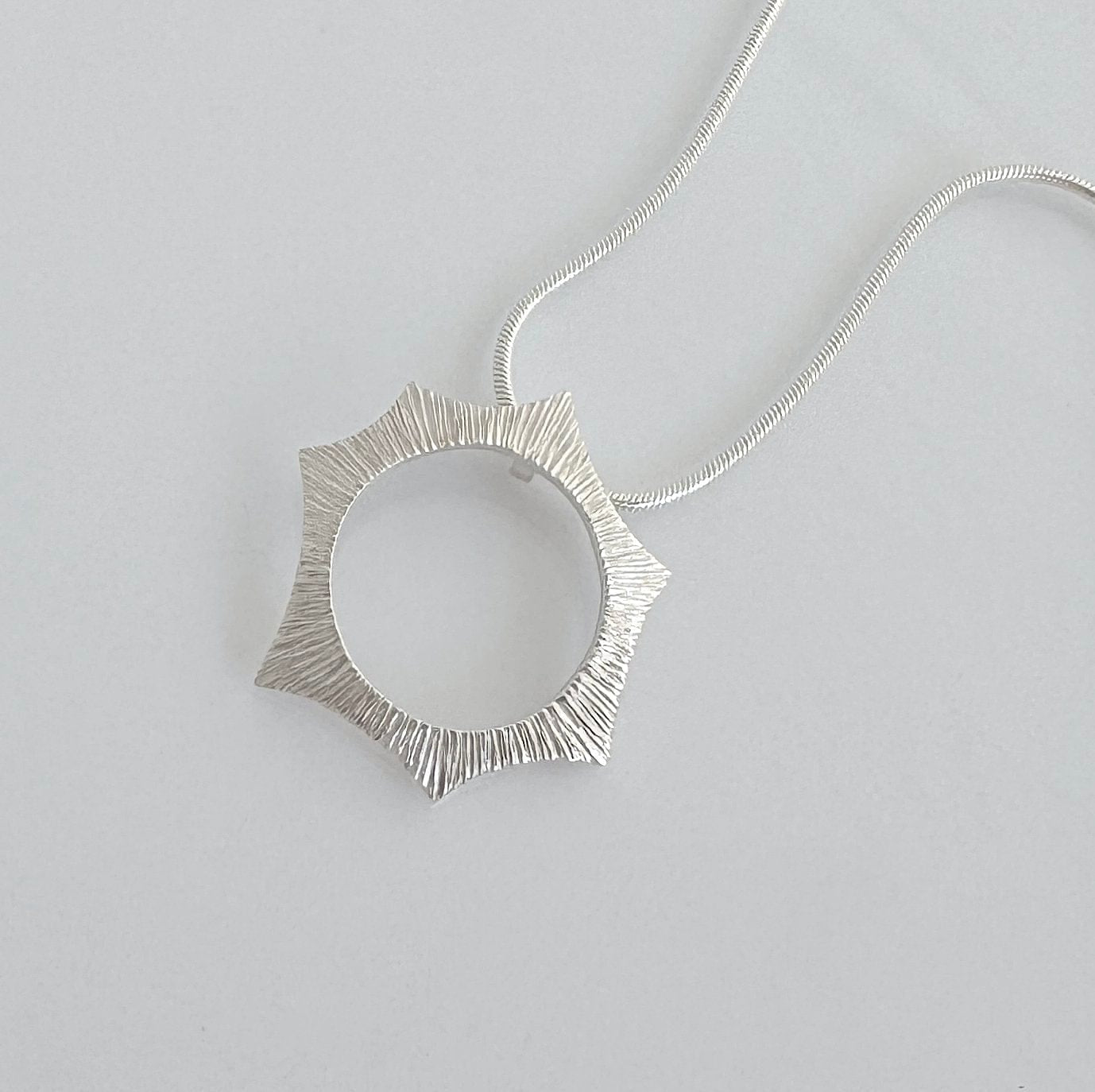 Martina Hamilton Snake Ériu | Sterling Silver Pendant Large