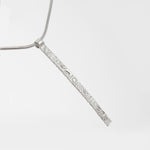 Martina Hamilton Snake Heaven | Sterling Silver Bar Pendant Large