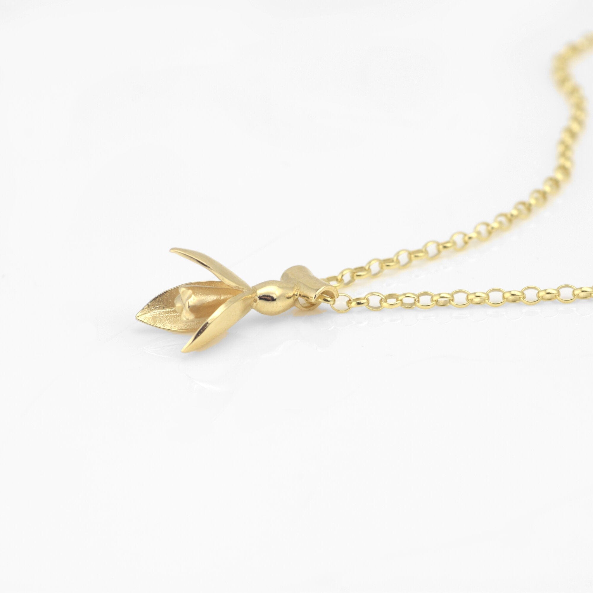 Martina Hamilton Snowdrop | 9ct Solid Gold Pendant