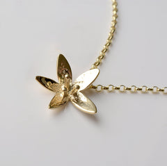 Martina Hamilton Star Flower | 9ct Solid Gold Pendant Small