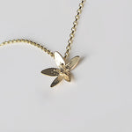 Martina Hamilton Star Flower | 9ct Solid Gold Pendant Small