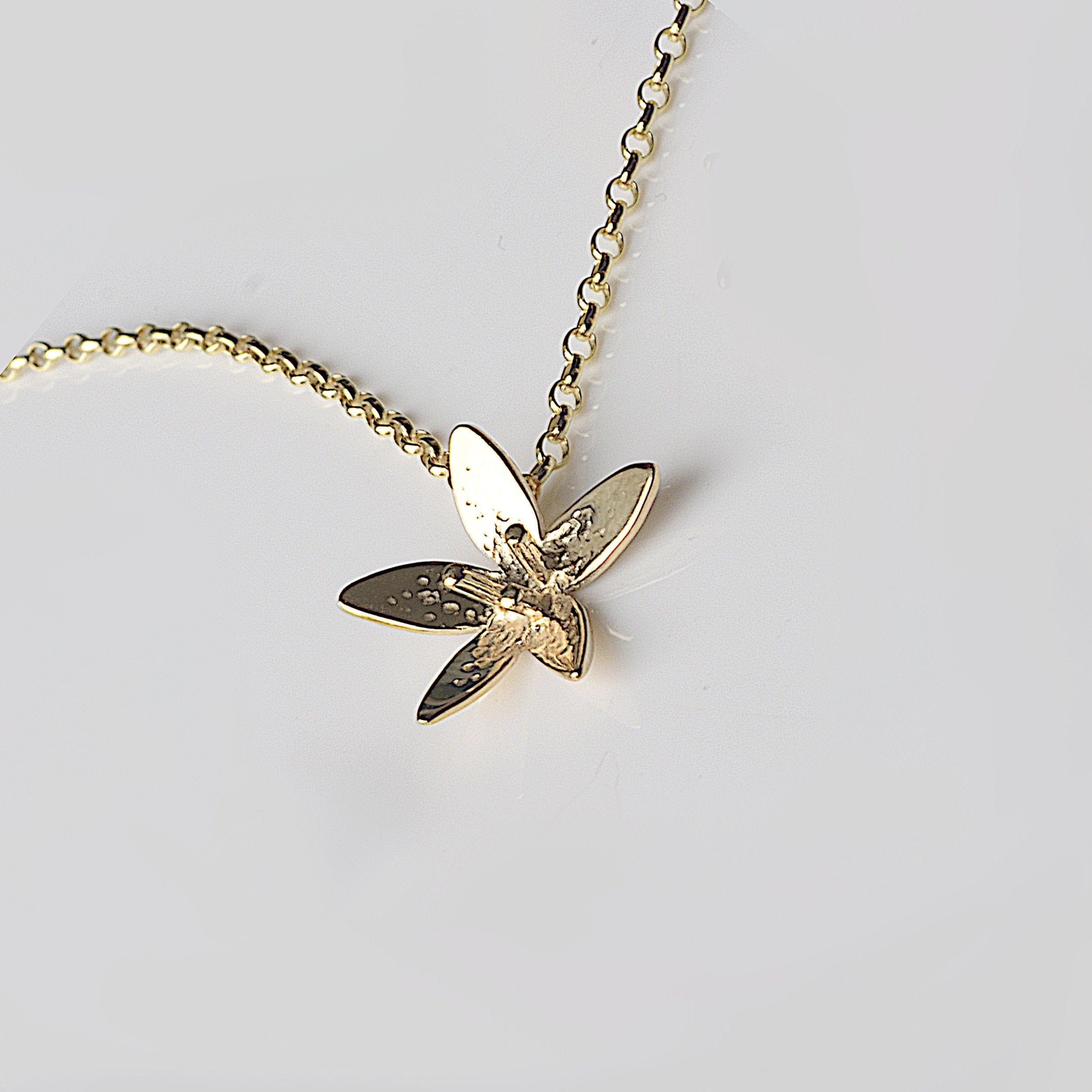 Martina Hamilton Star Flower | 9ct Solid Gold Pendant Small