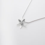 Martina Hamilton Star Flower | Sterling Silver Pendant Small