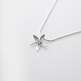 Martina Hamilton Star Flower | Sterling Silver Pendant Small