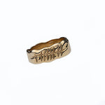 Martina Hamilton Ogham | Solid Gold Grá Love Ring 8mm Band