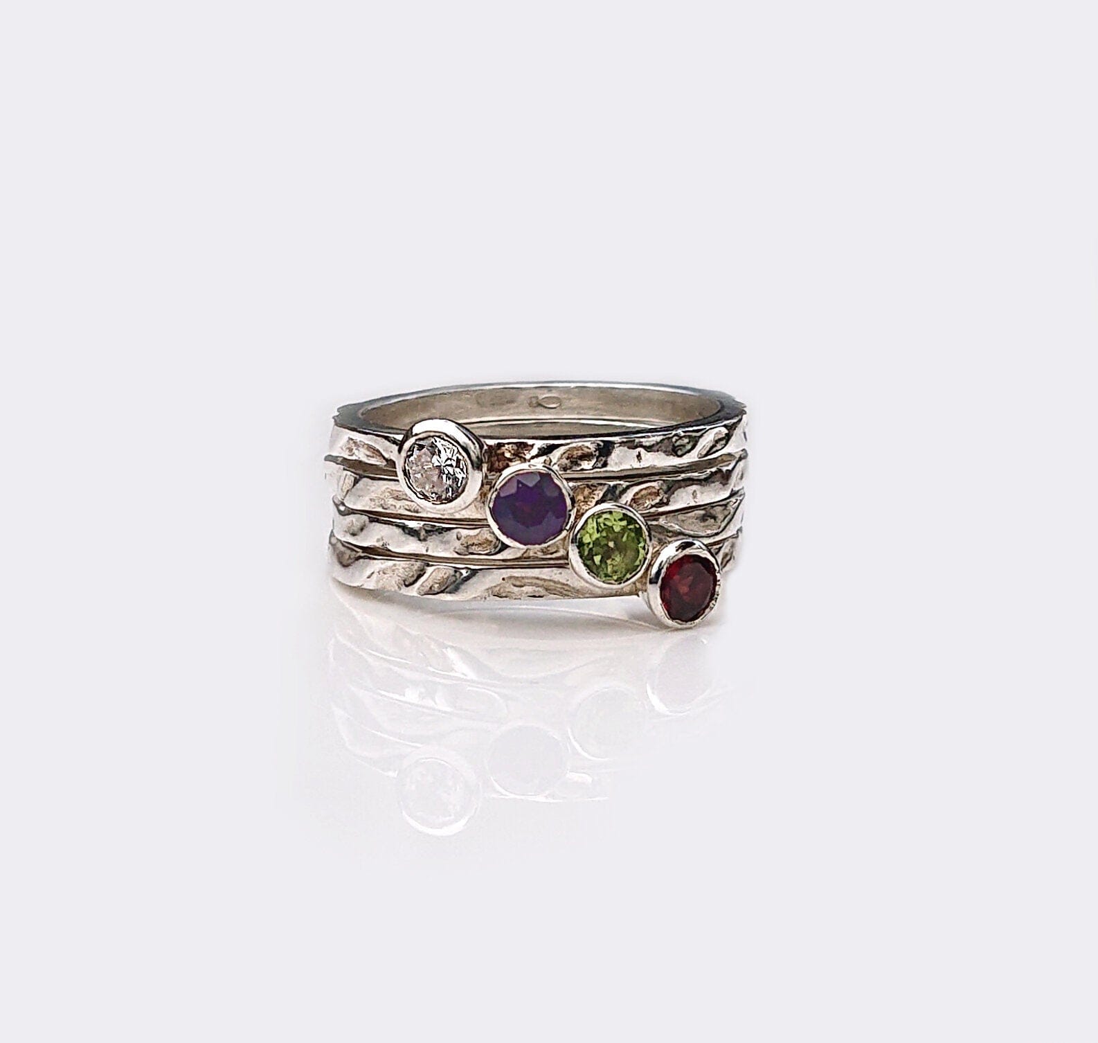 Martina Hamilton Seascape | Sterling Silver with Semi Precious Gemstone Ring