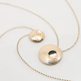 Oyster Pearl | 9ct Solid Gold and Pearl Pendant Large