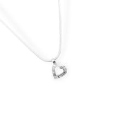 Heaven | Sterling Silver Heart Pendant Small