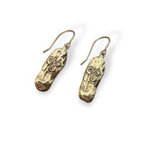 Newgrange | 9ct Solid Gold Drop Earrings