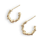 Nebula | 9ct Solid Gold Open Circles Earrings Medium