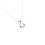 Heaven | Sterling Silver Heart Pendant Small