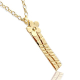 Forget Me Not | 9ct Solid Gold Ogham Grá Love Pendant