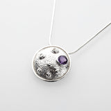 Blue Moon | Sterling Silver and Semi Precious Stone Pendant Medium