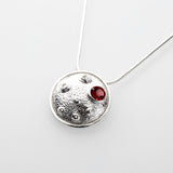 Blue Moon | Sterling Silver and Semi Precious Stone Pendant Medium