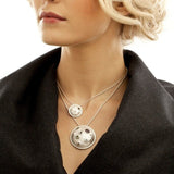 Blue Moon | Sterling Silver and Semi Precious Stone Pendant Medium