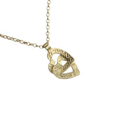 Heaven | 9ct Solid Gold Double Heart Pendant Small