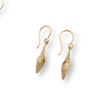 Bean Rí | 9ct Solid Gold Loose Drop Earrings Small