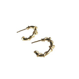 Nebula | 9ct Solid Gold Open Circles Earrings Medium