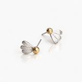 Daisy | Sterling Silver and 22ct Gold Plated Stud Earrings