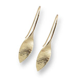 Bean Rí | 9ct Solid Gold Drop Earrings Large