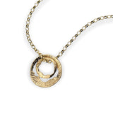 Shell | 9ct Solid Gold Double Pendant Small