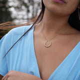 Síoda | 9ct Solid Gold Torc Pendant Medium